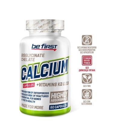 Be First Calcium Helat with vitamin K2 and D3 - Buy Online on GoSupps.com