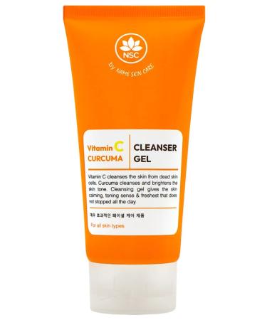 NSC Washing gel wash with Vitamin C & Curcuma Korea 100ml - Buy Online on GoSupps.com