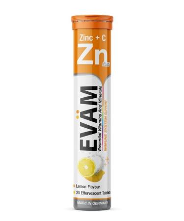 EVAM Sawing vitamins Zn with zinc and ascorbic acid 20 pcs