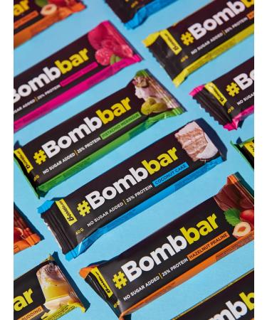 BombBar Protein bars in chocolate without sugar ACCorti 30pcs - Buy Online on GoSupps.com