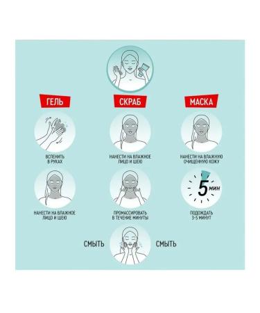 Clean line Cosmetic product 5B1 (gel+scrub+mask) 120 ml - Buy Online on GoSupps.com