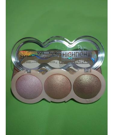 Palette Highlighter for Faces with sparkles 02