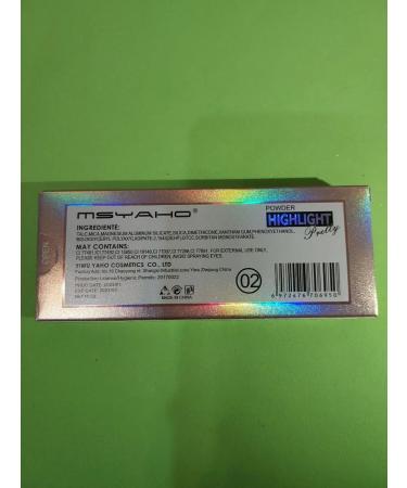 Palette Highlighter for Faces with sparkles 02 - Buy Online on GoSupps.com