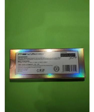 Palette Highlighter for face with sparkles 03 - Buy Online on GoSupps.com