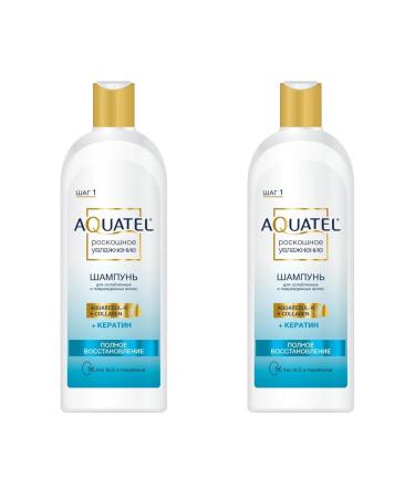 Aquatel Hair shampoo full recovery 430 ml 2 pieces