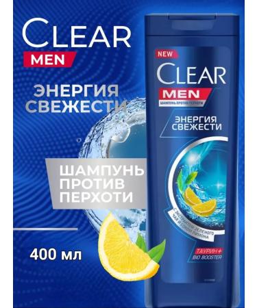 clear Male hair shampoo from dandruff 400 ml