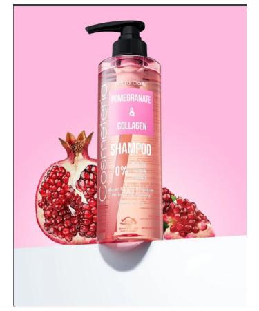 COSMETIERIA Hair shampoo "Pomegranate and collagen" - Buy Online on GoSupps.com
