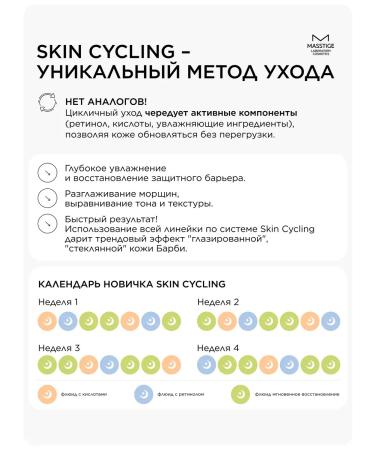 MASSTIGE Face fluid cream exfoliating with acids - Buy Online on GoSupps.com