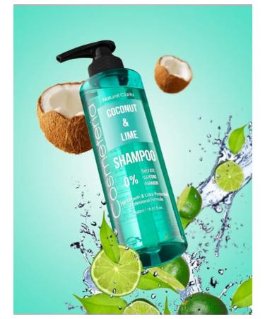 COSMETIERIA Sun Sulfant Shampoo "Coconut and Lime" - Buy Online on GoSupps.com