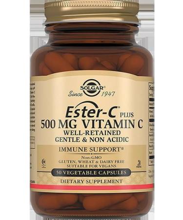 Solgar Inc Esther-s plus vitamin C 500 mg N50 caps 840mg