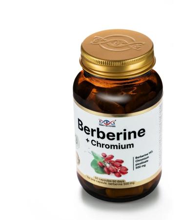 Energy Bio Systems Berberin with chrome 500 mg 60 capsules for weight loss - Buy Online on GoSupps.com