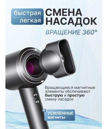 ARTSTALER Hair hair dryer Powerful with nozzles 5 in 1 - Buy Online on GoSupps.com