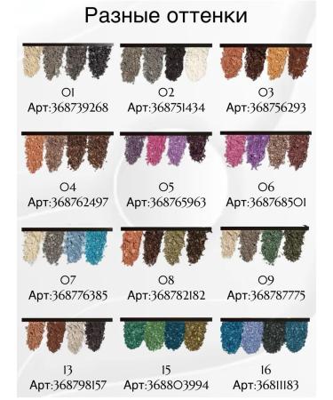 Anastasia Cosmetics Eyes of 4-colored eyelids (Set 9) anastasia 4 Colors - Buy Online on GoSupps.com