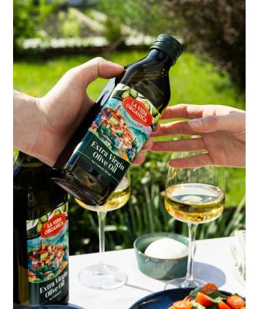 La Vida Organica Extra Virgin olive oil 1 liter - Buy Online on GoSupps.com