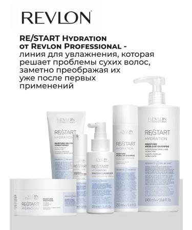 Revlon Professional Restart Hydration Hair shampoo 1000 ml - Buy Online on GoSupps.com