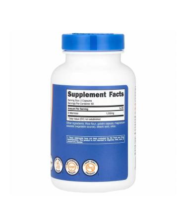 21st Century Nutricost d-mannose 1000 mg - Buy Online on GoSupps.com