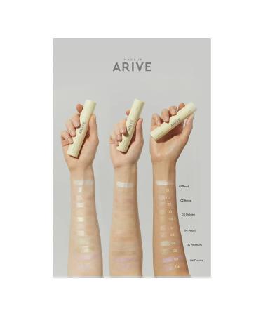 ARIVE MAKEUP Highlighter Stick Soft Matte & Dewy 10g 01 Pearl - Buy Online on GoSupps.com