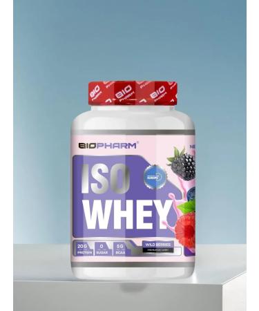 BioPharm Protein protein Premium ISO Whey Forest Berries 908g