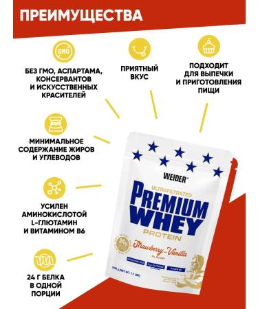 Weider Serum protein for recruiting muscle mass 500 g - Buy Online on GoSupps.com