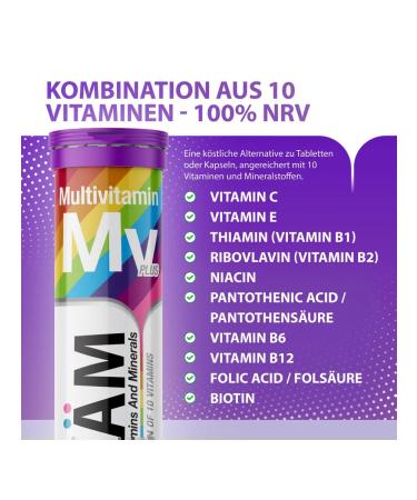 EVAM Multivitamins sparkling pills for immunity 40pcs - Buy Online on GoSupps.com