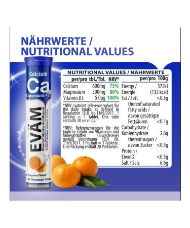 EVAM Calcium CA+magnesium mg+d3 Spying tablets for immunity 30pcs - Buy Online on GoSupps.com