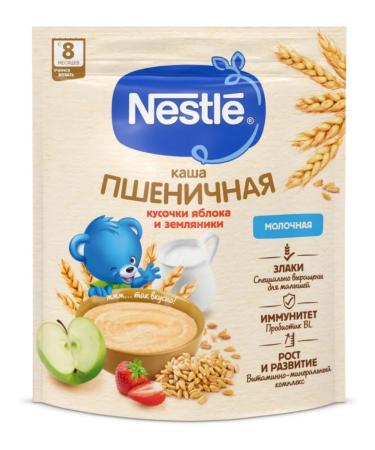 Nestle Baby Cereal Nestle Porridge wheat with apple and strawberries 200 g
