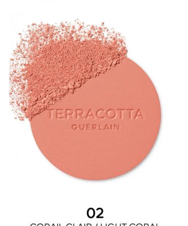 GUERLAIN Blue for the radiance of the skin Terracotta Blush. Tone 02