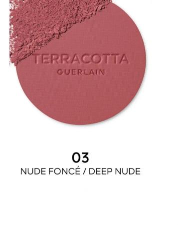 GUERLAIN Blue for the radiance of the skin Terracotta Blush. Tone 03