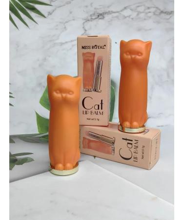 SALE Lip balm moisturizing in the form of a cat - Buy Online on GoSupps.com
