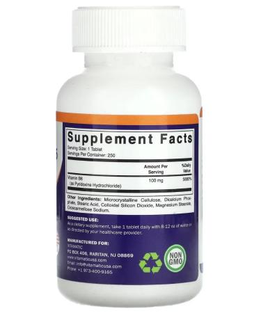 NutriBiotic Vitamin B6 Pyridoxine HCI - Buy Online on GoSupps.com