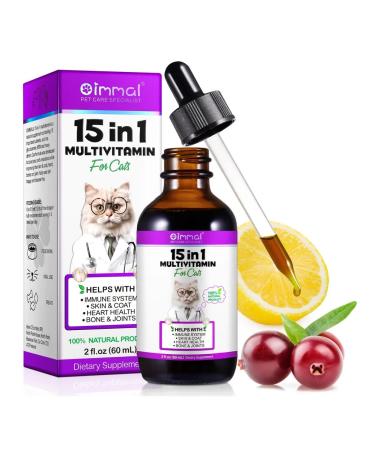 Oimmal Vitamins for cats drops of multivitamins 15 in 1