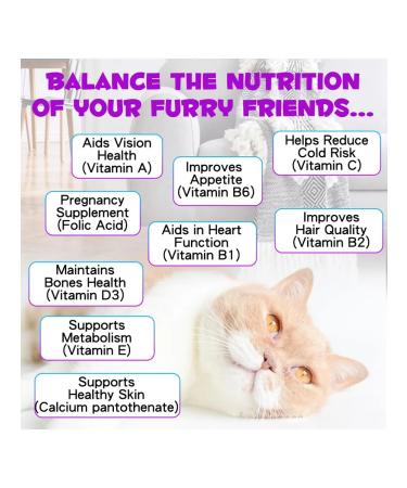 Oimmal Vitamins for cats drops of multivitamins 15 in 1 - Buy Online on GoSupps.com