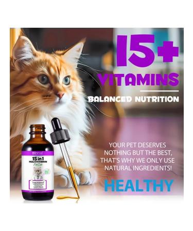 Oimmal Vitamins for cats drops of multivitamins 15 in 1 - Buy Online on GoSupps.com