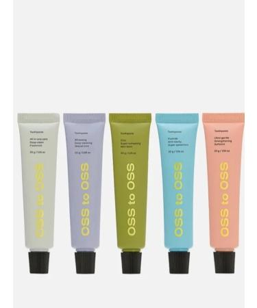 Oss to Oss The Power of Five Toothpaste Set