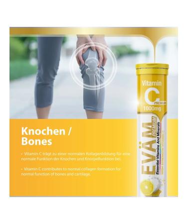 EVAM Vitamin C ascorbic acid 1000 mg 60pcs - Buy Online on GoSupps.com