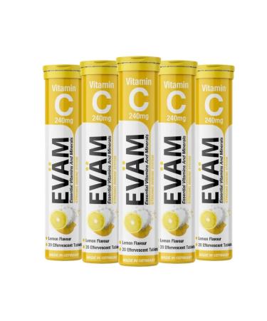 EVAM Vitamin C ascorbic acid 240 mg 120pcs