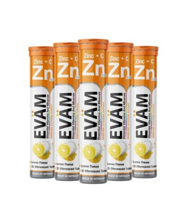 EVAM Sawing vitamins Zn+C zinc and ascorbic acid 120 pcs