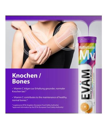 EVAM Multivitamins sparkling pills for immunity 120pcs - Buy Online on GoSupps.com