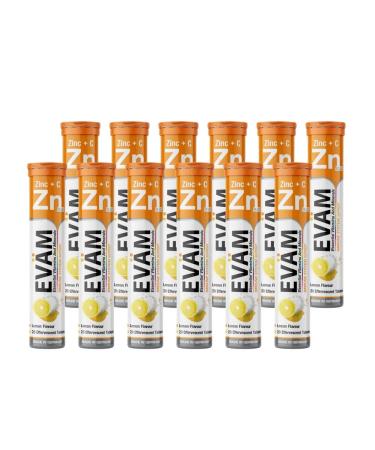 EVAM Sawing vitamins Zn+C zinc and ascorbic acid 240 pcs