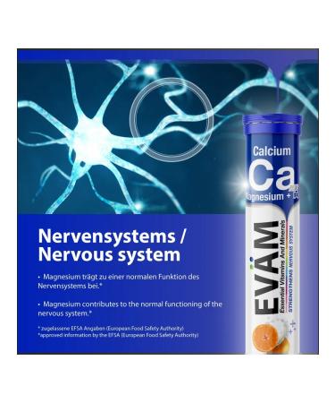 EVAM Calcium CA+Magnesium MG+D3 Spying tablets for immunity 45pcs - Buy Online on GoSupps.com