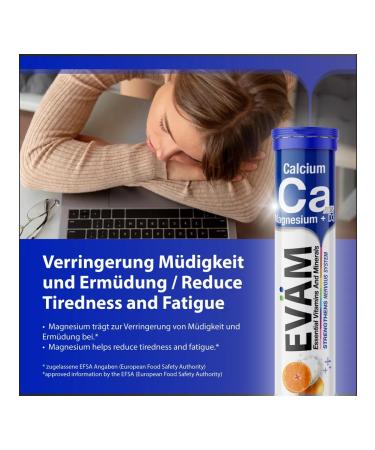 EVAM Calcium CA+Magnesium MG+D3 Spying tablets for immunity 45pcs - Buy Online on GoSupps.com