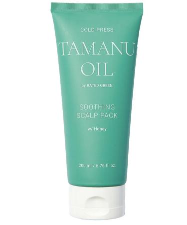 RATEED GREEN Soothing mask for scalp with taman oil in a tube