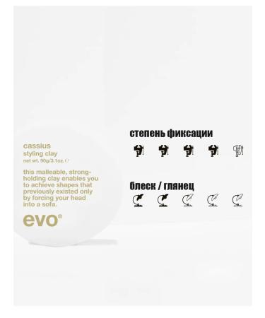 EVO Cassius Styling Clay matte clay styling hair styling - Buy Online on GoSupps.com