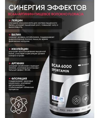 Academy-T Amino acids Sportamin VSAA 6000 (180 Caps) - Buy Online on GoSupps.com