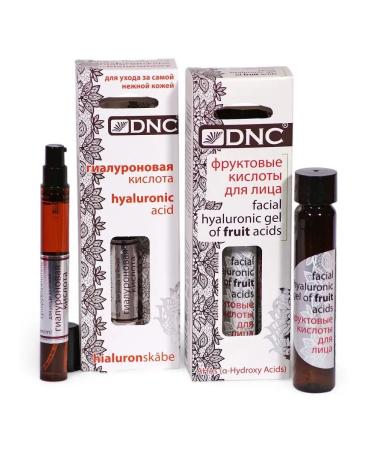 DNC Facial Skin Care Set: Fruit Acids for Face Hyaluronic Acid (26 ml 10 ml) - Buy Online on GoSupps.com