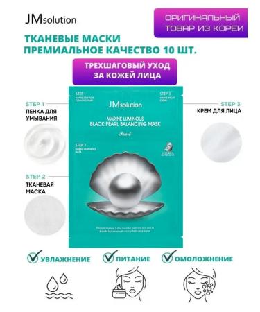 JMSolution Set of premium Korean fabric masks