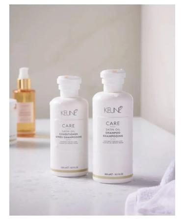 KEUNE Hair shampoo Silk Care Care Satin Oil 300ml - Buy Online on GoSupps.com