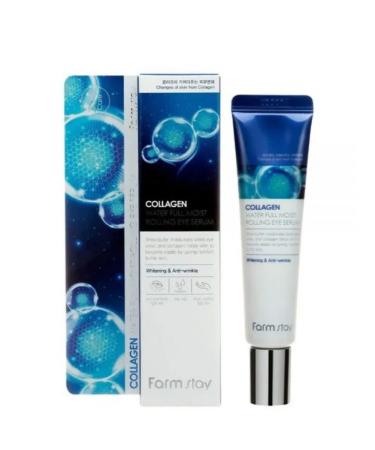 Korean eye cream Collagen Water Full Moist Rolling Eye Serum. Korea - Buy Online on GoSupps.com