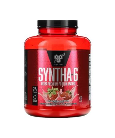 BSN Protein Syntha-6 2270 gr 5Lb strawberry milk cocktail