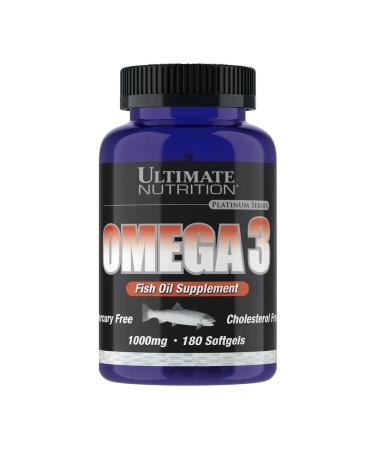 Ultimate Nutrition Omega-3 Omega fatty 3 1000 mg 180 caps